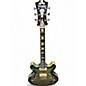 Used D'Angelico Premier Series DC Baltic Blue Silver Burst Hollow Body Electric Guitar