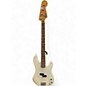 Used Fender Standard Precision Bass Olympic White Electric Bass Guitar thumbnail