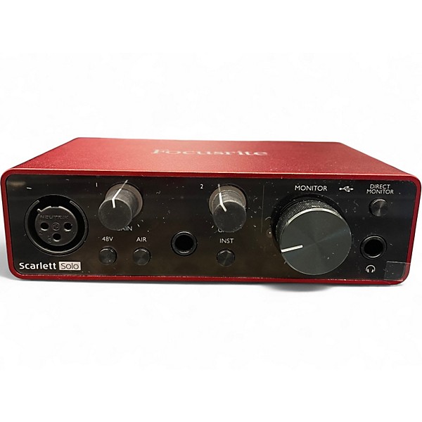 Used Focusrite Scarlett Solo Gen 3 Audio Interface