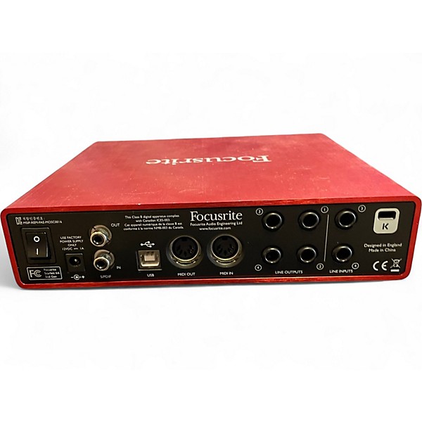 Used Focusrite Scarlett 6i6 Gen 2 Audio Interface