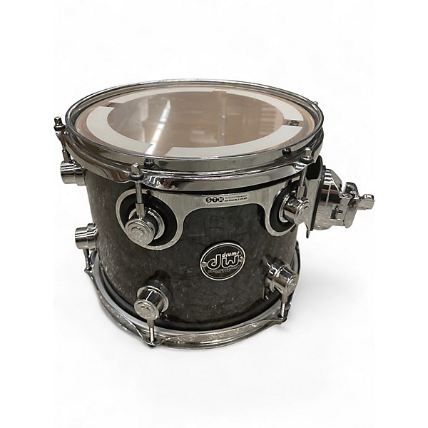 Used DW 5 Piece Performance Series Silver Oyster Pearl Drum Kit