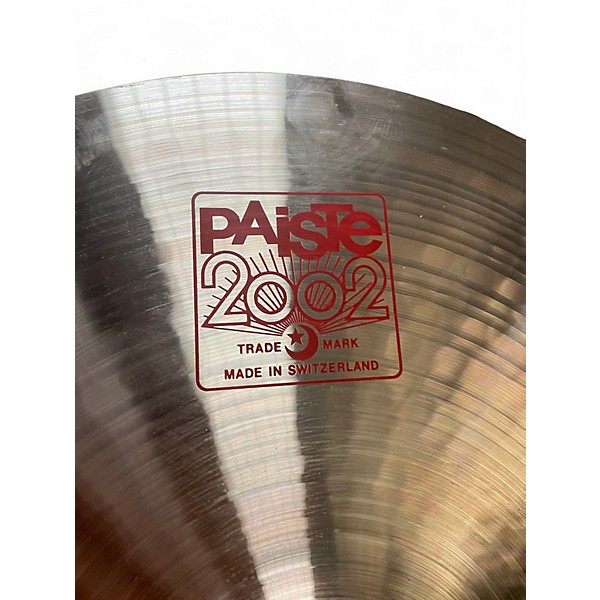 Used Paiste 14in 2002 Medium Hi Hat Pair Cymbal