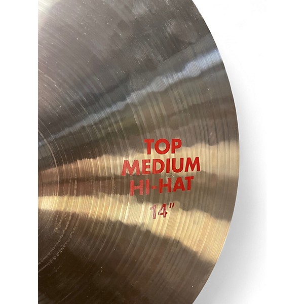 Used Paiste 14in 2002 Medium Hi Hat Pair Cymbal