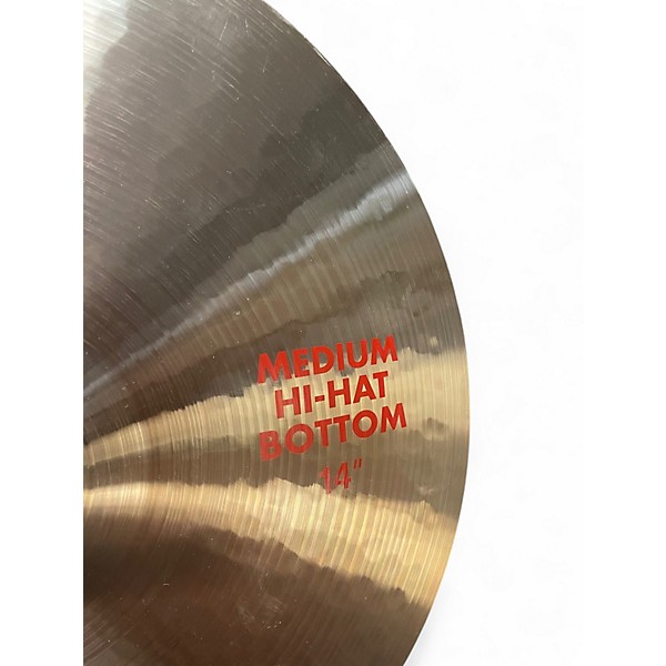 Used Paiste 14in 2002 Medium Hi Hat Pair Cymbal