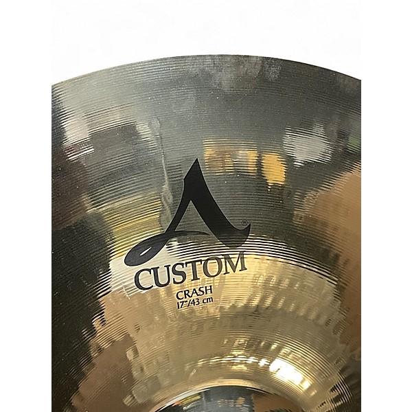 Used Zildjian 17in A Custom Crash Cymbal