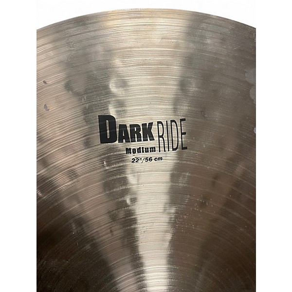 Used Zildjian 22in K Medium Dark Ride Cymbal