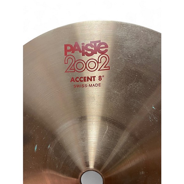 Used Paiste 8in 2002 Accent Cymbal