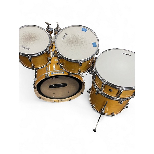 Used Yamaha 5 Piece Stage Custom Natural Drum Kit