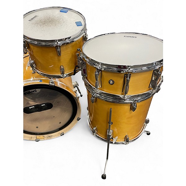Used Yamaha 5 Piece Stage Custom Natural Drum Kit