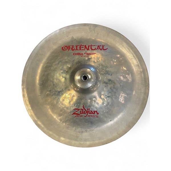 Used Zildjian 14in Oriental China Trash Cymbal