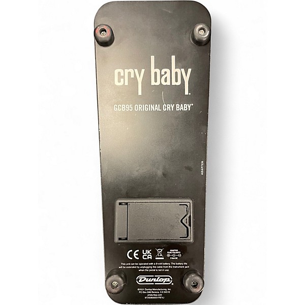 Used Dunlop GCB95 Original Crybaby Wah Effect Pedal