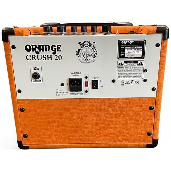 Used Orange Amplifiers Crush 20 20W 1x8 Guitar Combo Amp