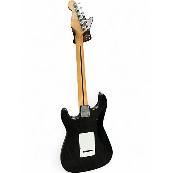 Used Squier MIK Stratocaster Black Solid Body Electric Guitar