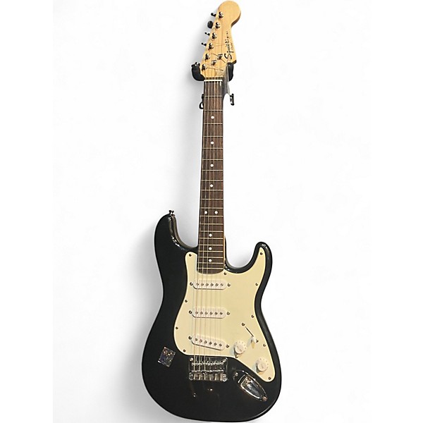 Used Squier Mini Affinity Stratocaster Black and White Electric Guitar