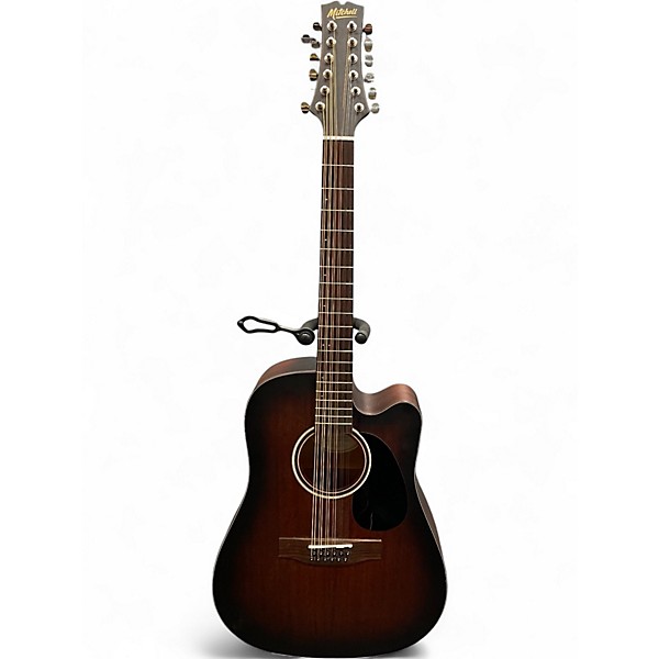 Used Mitchell T331TCE-BST Edge Burst 12 String Acoustic Electric Guitar