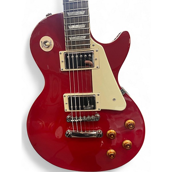 Used Epiphone Les Paul Standard Red Solid Body Electric Guitar