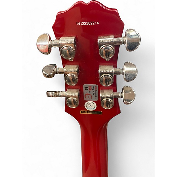 Used Epiphone Les Paul Standard Red Solid Body Electric Guitar