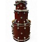 Used DW 3 Piece Collector's Series Satin Red Drum Kit thumbnail