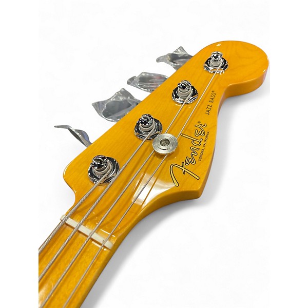 Used Fender American Professional II Jazz Bass 3 Color Sunburst Electric Bass Guitar