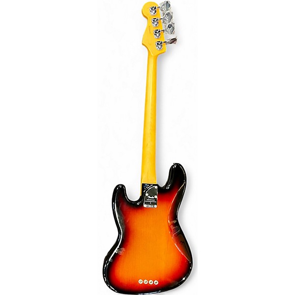 Used Fender American Professional II Jazz Bass 3 Color Sunburst Electric Bass Guitar