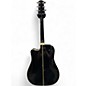 Used Takamine EF341SC Black Acoustic Electric Guitar