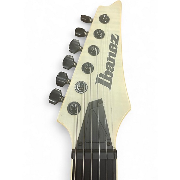 Used Ibanez RGAIX6FM Trans White Solid Body Electric Guitar