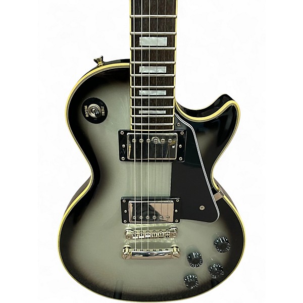 Used Epiphone Les Paul Custom Pro Silverburst Solid Body Electric Guitar