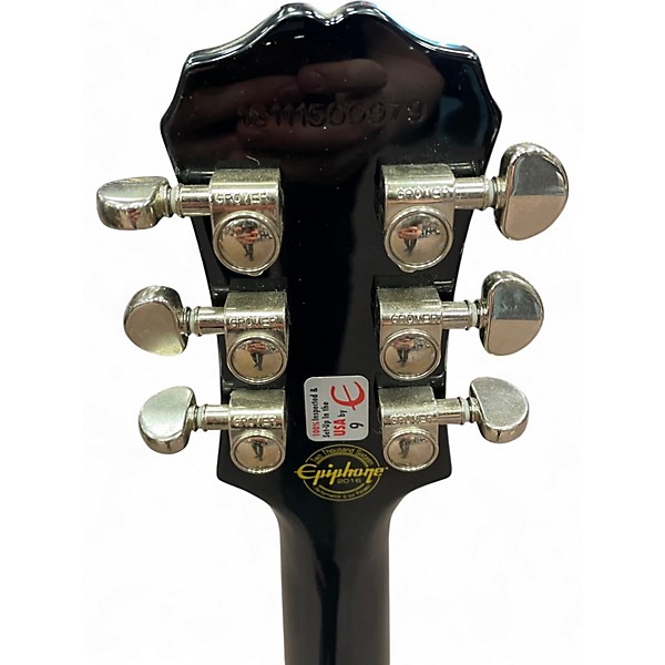 Used Epiphone Les Paul Custom Pro Silverburst Solid Body Electric Guitar