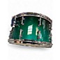 Used SPL 14in 468 SNARE GREEN TO BLACK FADE Drum