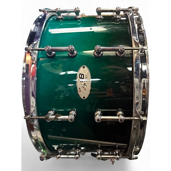 Used SPL 14in 468 SNARE GREEN TO BLACK FADE Drum