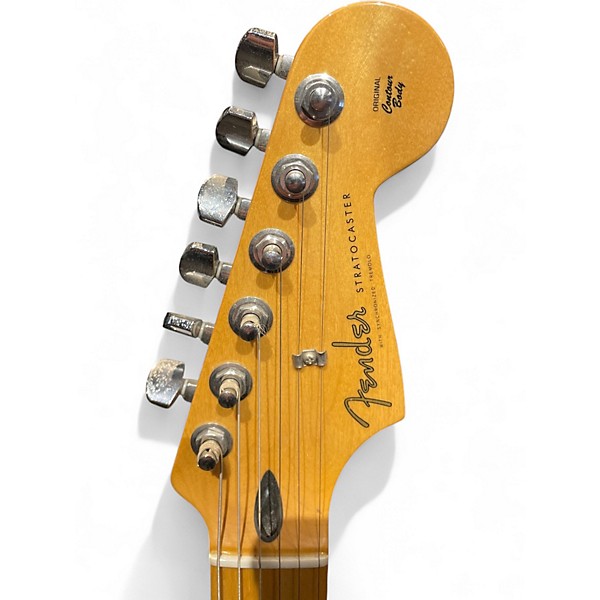 Used Fender Standard Stratocaster Pearl White Solid Body Electric Guitar