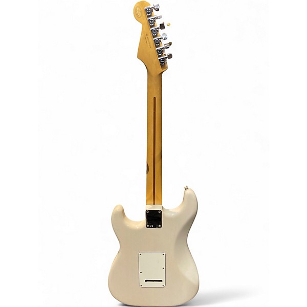 Used Fender Standard Stratocaster Pearl White Solid Body Electric Guitar