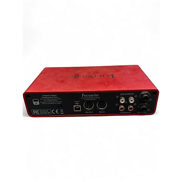 Used Focusrite Scarlett 2i4 gen 1 Audio Interface
