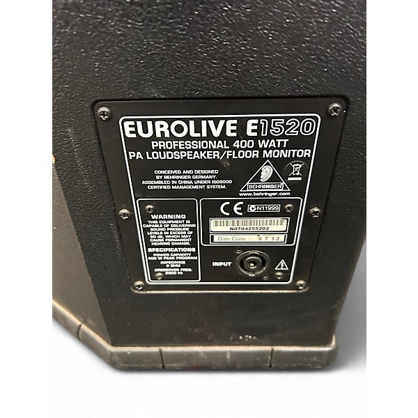 Used Behringer EUROLIVE E1520 Unpowered Speaker