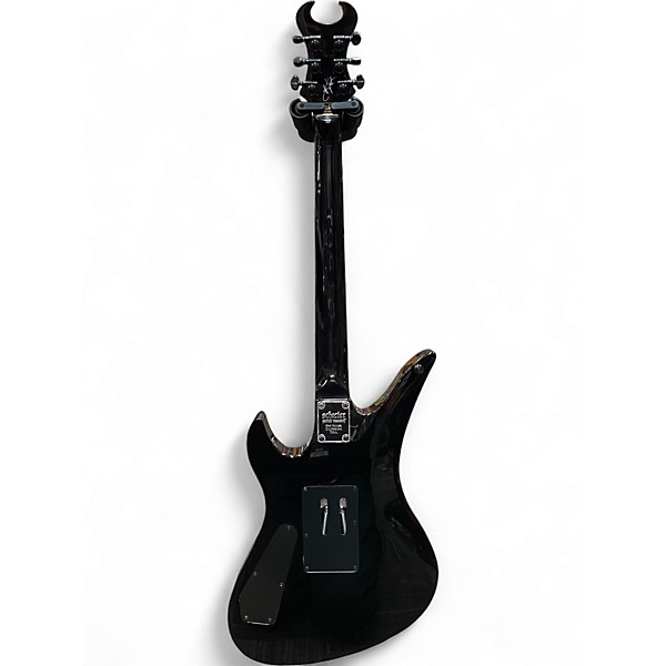 Used Schecter Guitar Research Synyster Gates Signature Standard GLOSS BLACK WITH SILVER PINSTRIPES Solid Body Electric Guitar