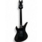 Used Schecter Guitar Research Synyster Gates Signature Standard GLOSS BLACK WITH SILVER PINSTRIPES Solid Body Electric Guitar