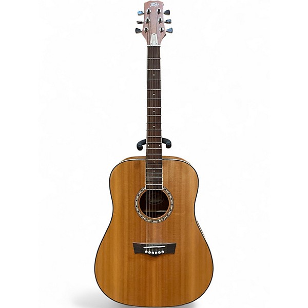 Used Peavey DW2 Natural Acoustic Guitar