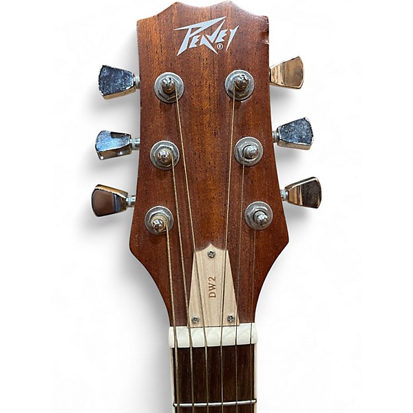 Used Peavey DW2 Natural Acoustic Guitar