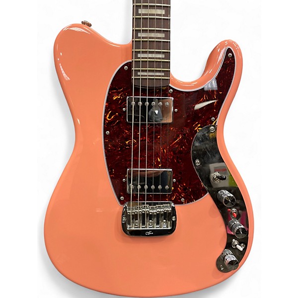 Used 2024 G&L CLF RESEARCH ESPADA HH CUSTOM BUILT TO ORDER SUNSET CORAL Solid Body Electric Guitar