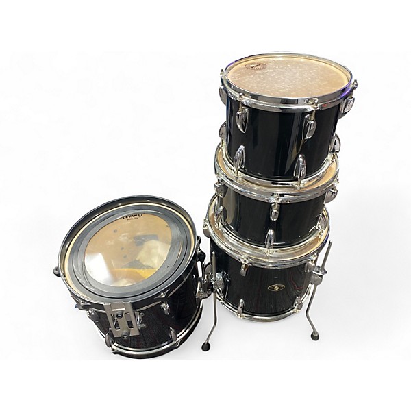 Used TAMA 4 Piece stagestar Black Drum Kit