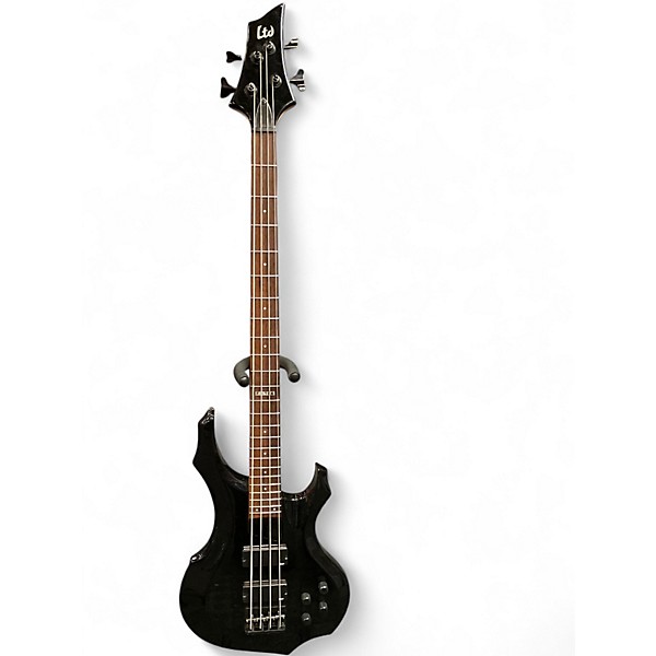 Used Ltd F104 Bass Black Electric Bass Guitar