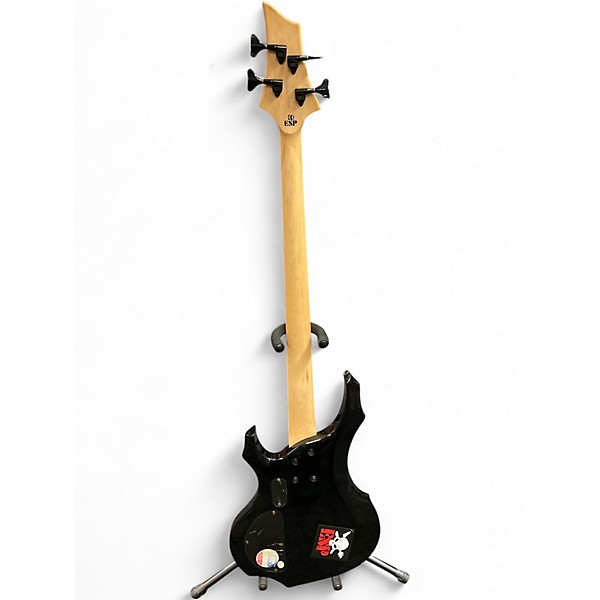 Used Ltd F104 Bass Black Electric Bass Guitar