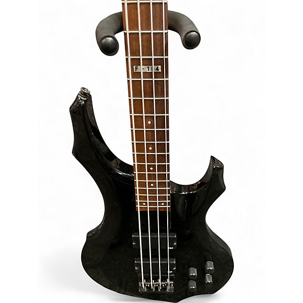 Used Ltd F104 Bass Black Electric Bass Guitar