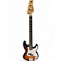 Used Glarry BASS Orange Electric Bass Guitar thumbnail