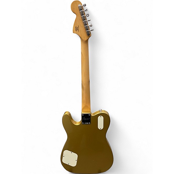 Used Squier PARANOURMAL TELECASTER DELUXE Aztec Gold Solid Body Electric Guitar