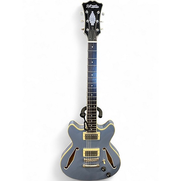 Used D'Angelico EXCEL MINI DC TOUR Blue Hollow Body Electric Guitar