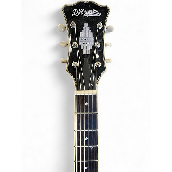 Used D'Angelico EXCEL MINI DC TOUR Blue Hollow Body Electric Guitar