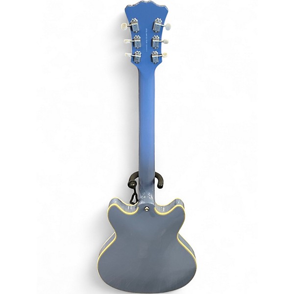 Used D'Angelico EXCEL MINI DC TOUR Blue Hollow Body Electric Guitar