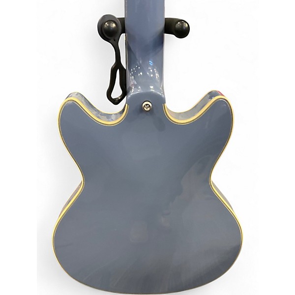 Used D'Angelico EXCEL MINI DC TOUR Blue Hollow Body Electric Guitar