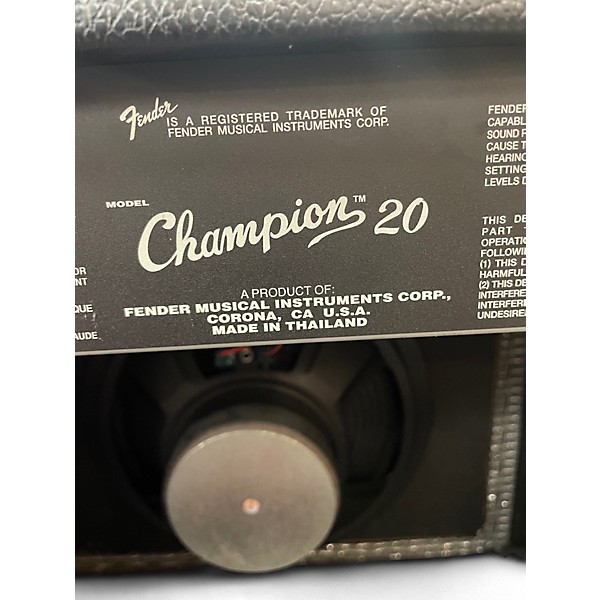Used Fender Champion 20 Guitar Combo Amp